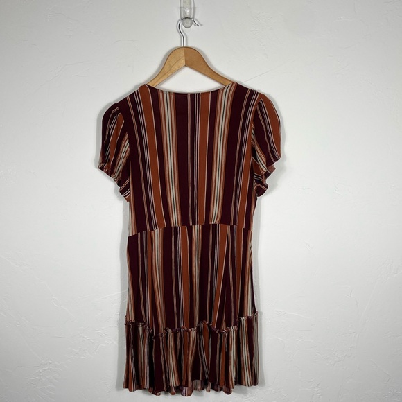 Cotton Candy Multicolor Striped Mini Dress - Picture 5 of 6